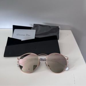 AUTHENTIC DIOR ORIGINS1 Rose Gold Sunglasses